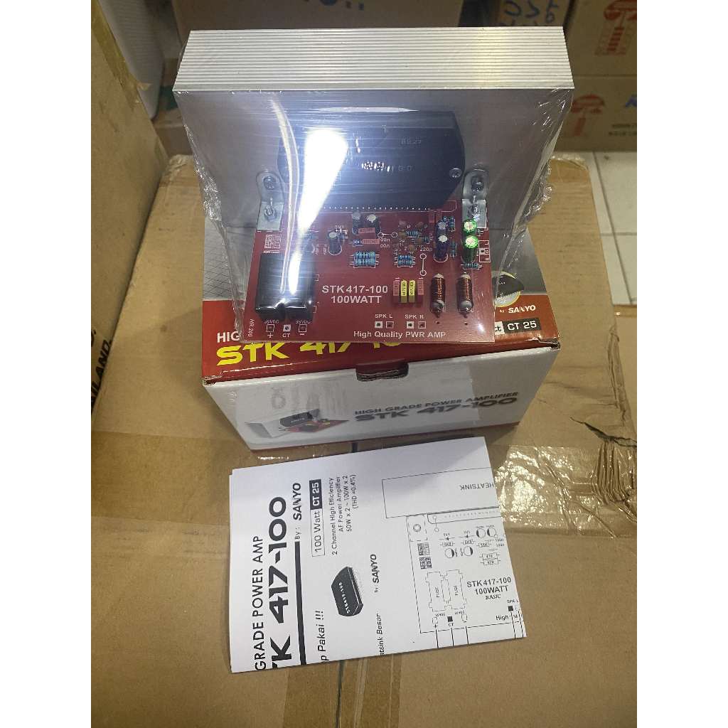 KIT POWER AMPLI AMPLIFIER STK 417 100W BELL BGR