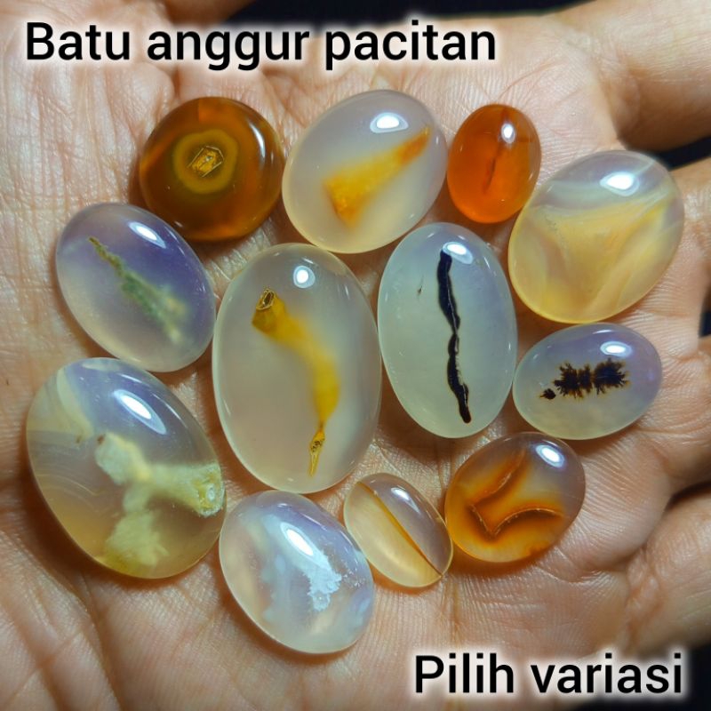 Batu anggur pacitan/batu akik anggur pacitan motip/natural akik anggur pacitan motip