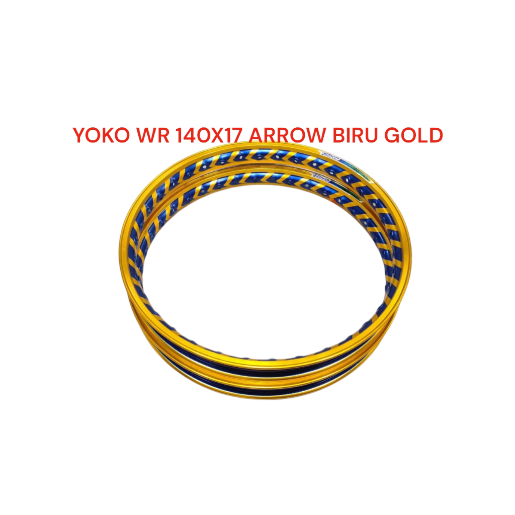 VELG YOKO WR 140 17 ARROW BIRU GOLD