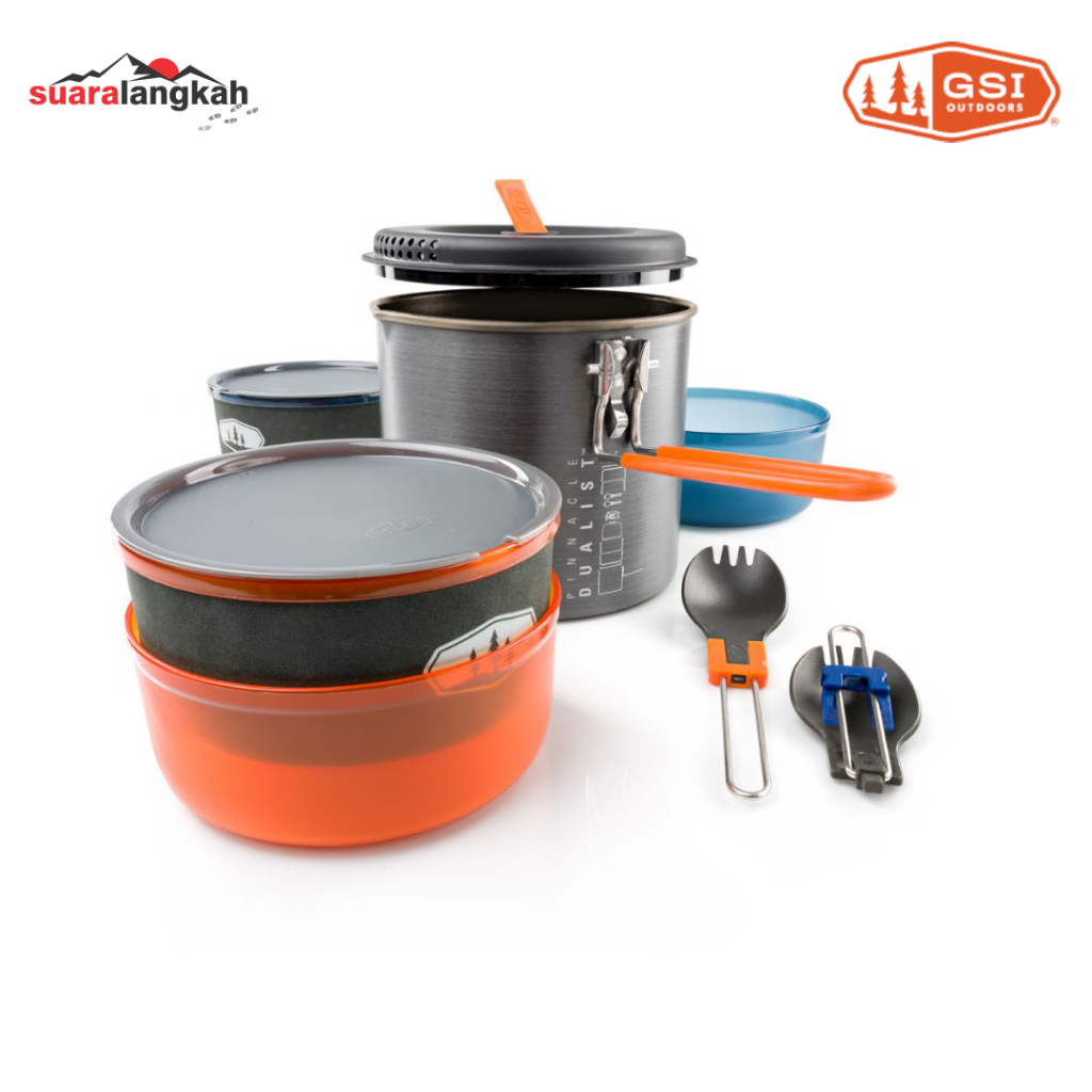GSI OUTDOORS - PINNACLE DUALIST II, TWO-PERSON COOKSET