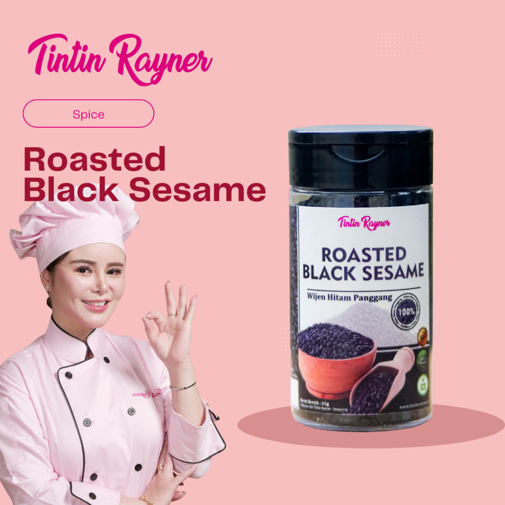 

Tintin Rayner Roasted Black Sesame / Wijen Hitam Panggang