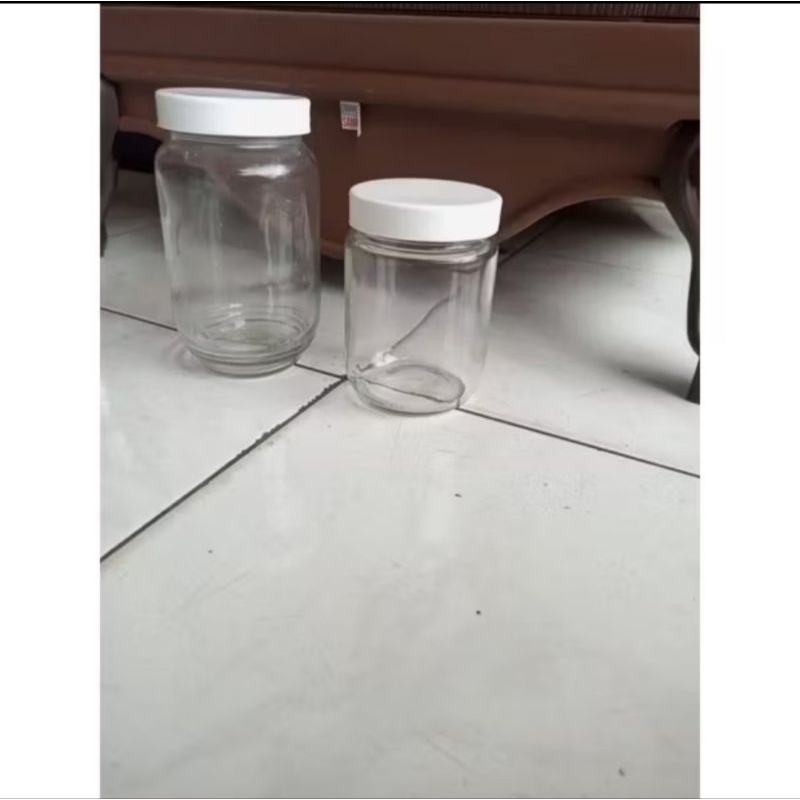 Jar Kaca Tutup Plastik / Botol Selai / Toples Selai