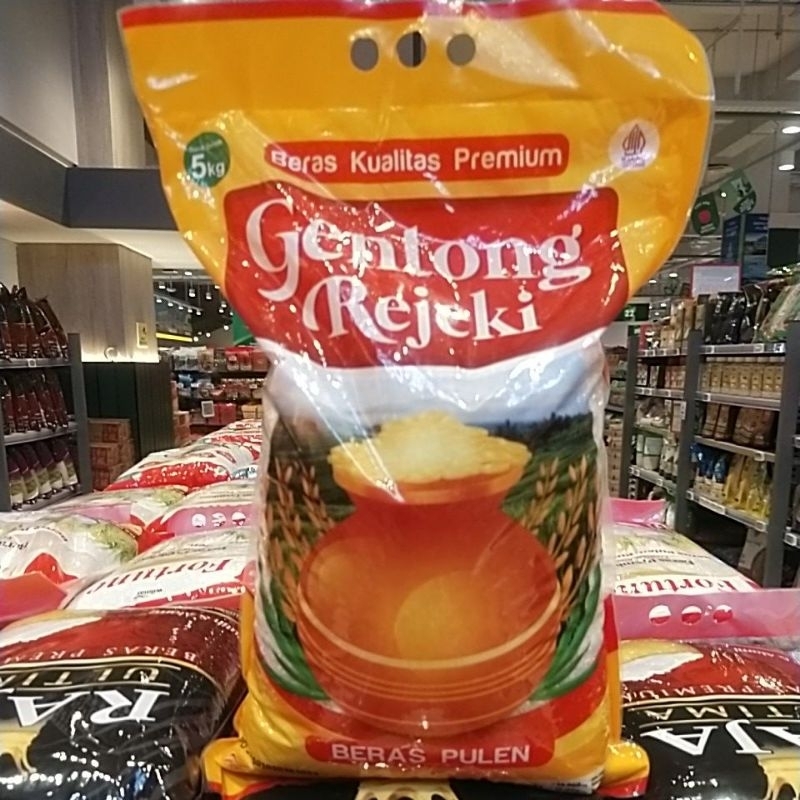 

beras premium gentong rejeki 5 kg