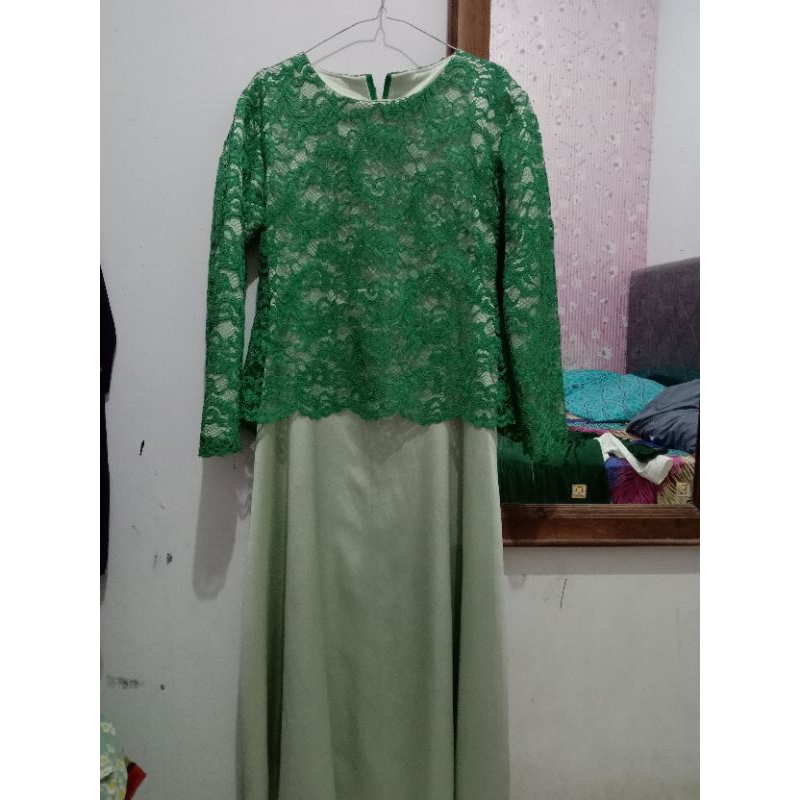 PRELOVED gamis brokat