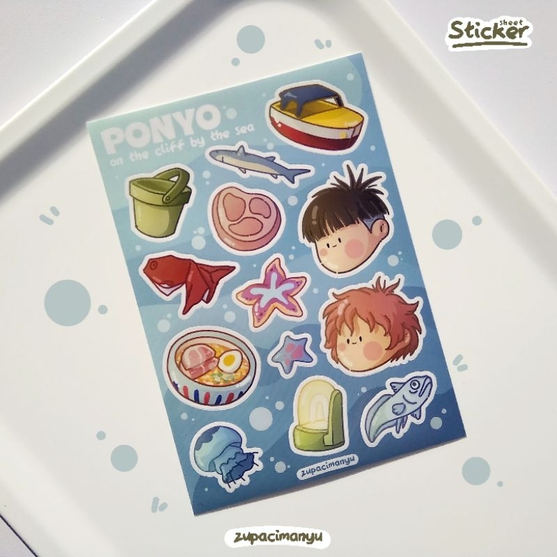 

ZUPACIMANYU Sticker Sheet Ghibli