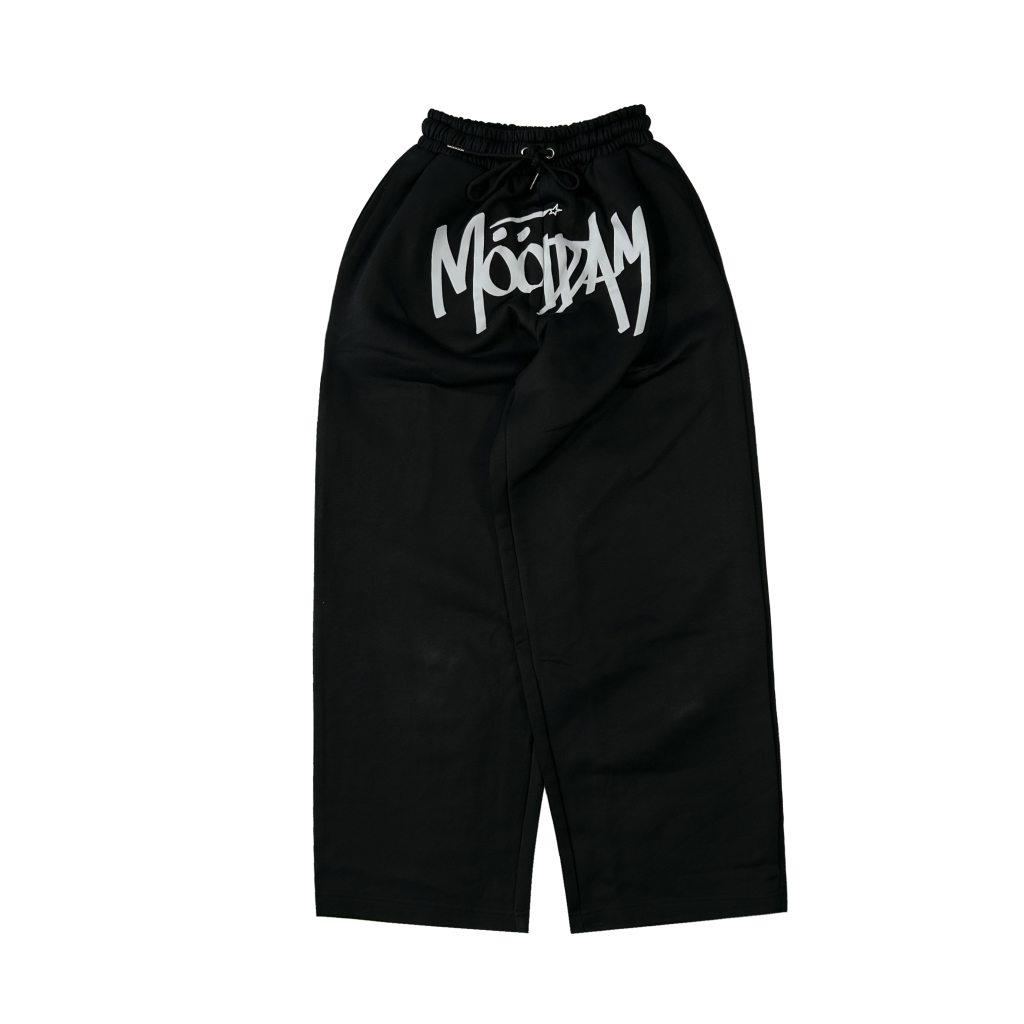 SWETPANTS BAGGY OG LOGO HITAM MOODDAY PROJECT
