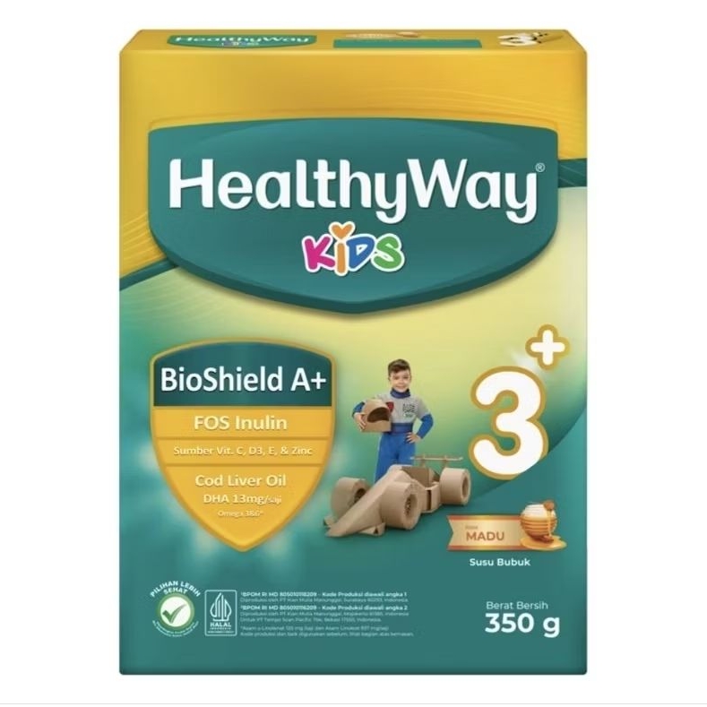 

Healthyway 3+ Susu Bubuk Pertumbuhan Anak 3-5 Tahun Madu 350 g