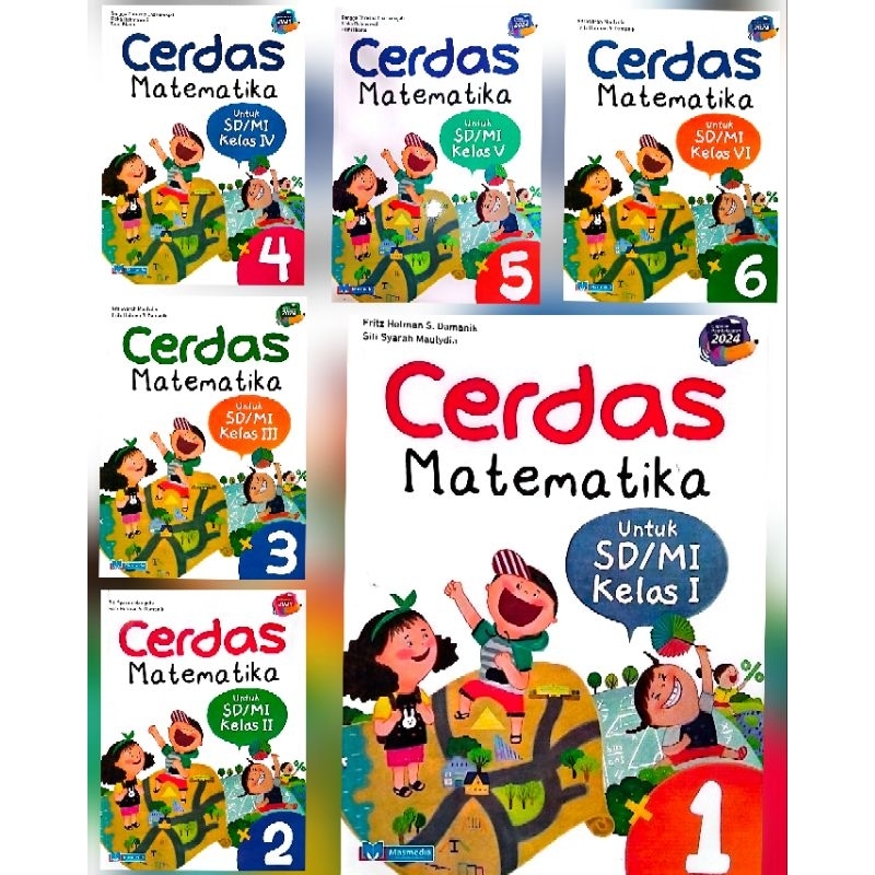 Cerdas Matematika SD/MI Kelas 1-6 Masmedia
