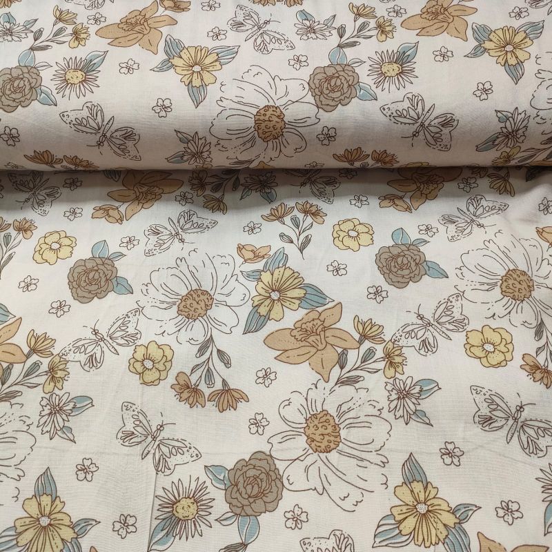 BAHAN KEMEJA,TUNIK,BLOUSE,ATASAN,BAJU SANTAI,DRESS,GAMIS,PIYAMA,KAIN KATUN RAYON,KATUN RAYON MOTIF B