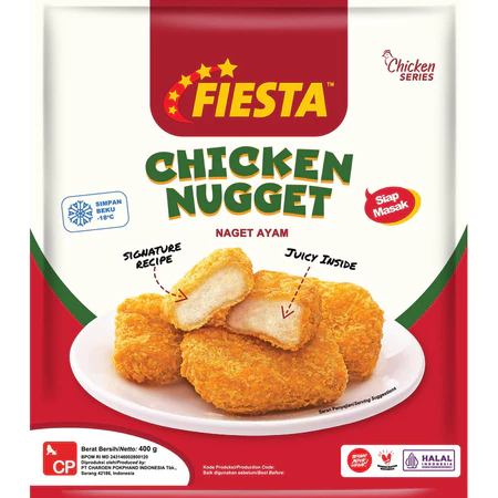 

Fiesta Chicken Nugget 400 gram Halal Frozen