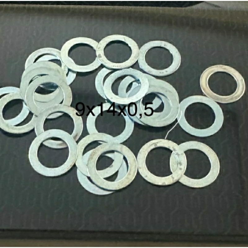 (100 pcs) Ring plat m8 Tipis 8×14×0,5