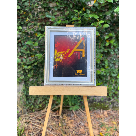 Bingkai foto Motif putih ukir 10 R Jumbo / Frame Foto / Figura / 8 R Jumbo 20x30