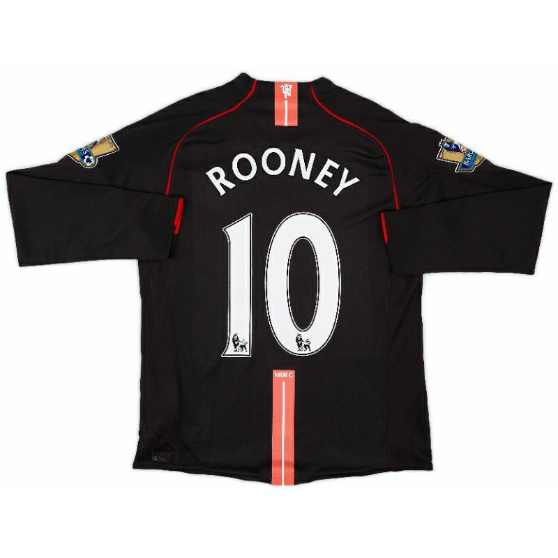 LONGSLEVEE JERSEY EMYU AWAY 2008-2009 VELVET ROONEY  #10