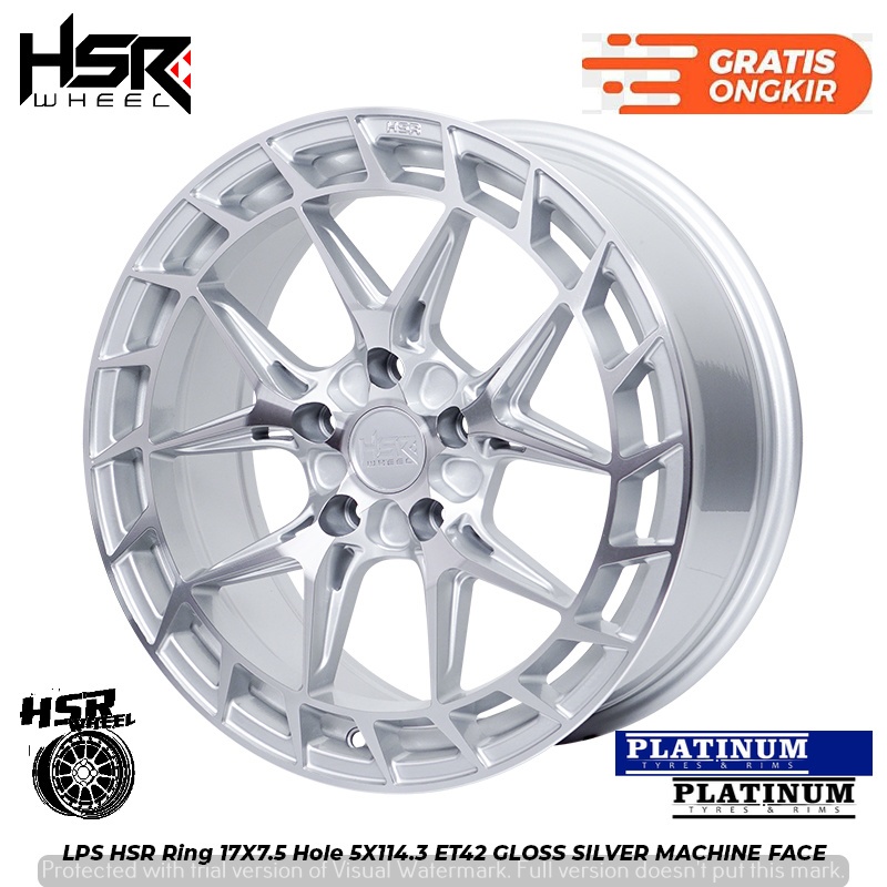 VELG MOBIL RACING RING 17 ERTIGA BRV HRV ALPHARD RUSH LEXUS VELG HSR LPS RING17 HOLE 5X114.3