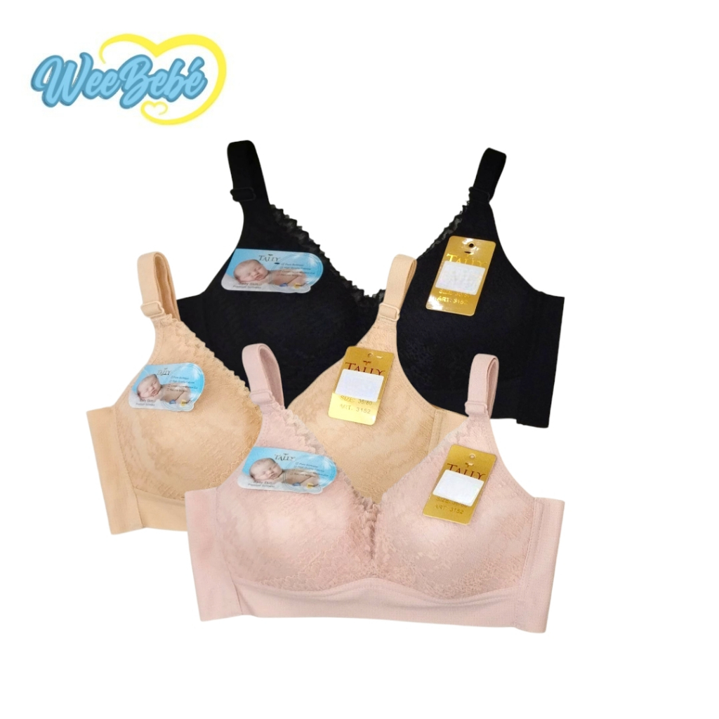 Bra Tanpa Kawat #3152 TALLY (Cup B, Full Cup, Busa Sedang)