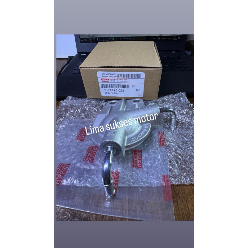 HEAD FUEL FILTER BODY FUEL FILTER BRACKET FUEL FILTER ATAS PANTHER 2.3 PANTHER 2.5 NHR55 HEAD FILTER