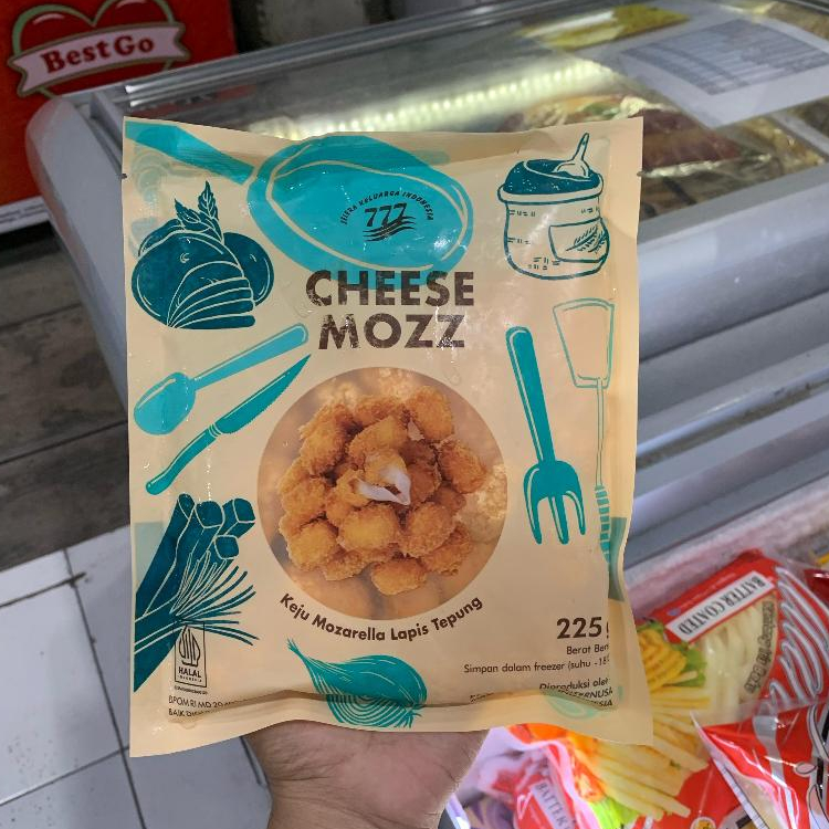 

777 Cheese Mozz/ Mozarella Lapis Tepung 225gr