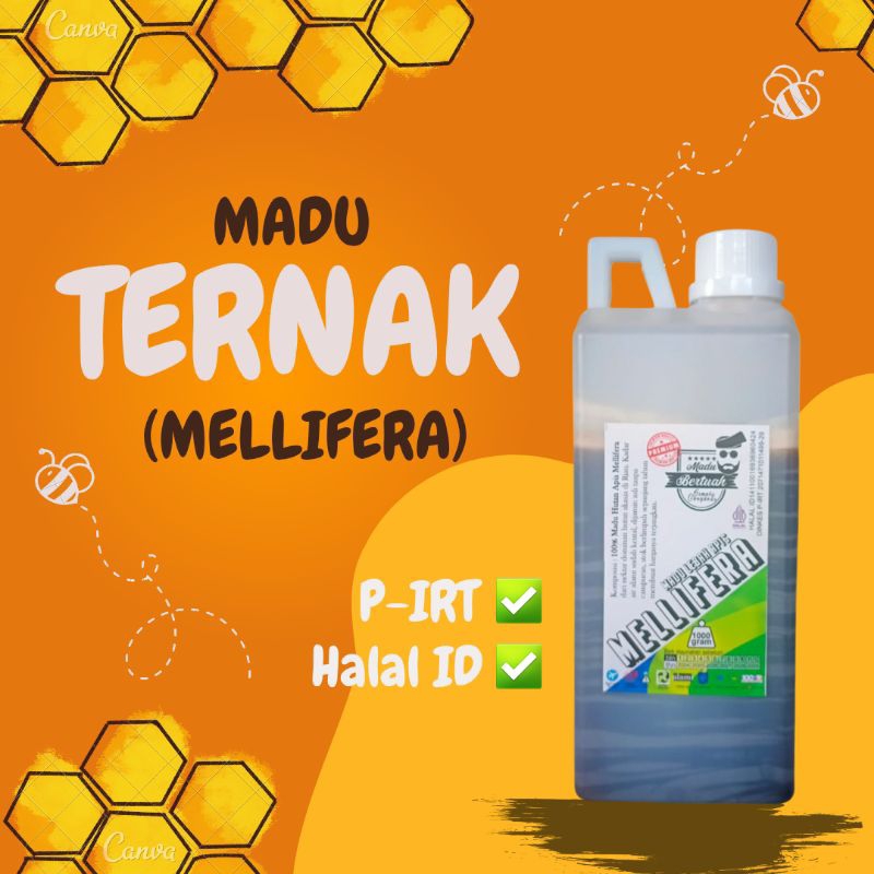 

Madu Apis Dorsata (Sialang Riau) / Apis Mellifera (ternak) 1000 gr / 1 Kg