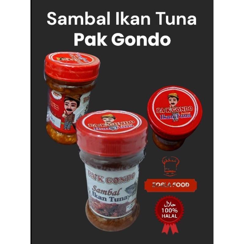 

Sambal ikan Tuna 150gr Pak GONDO
