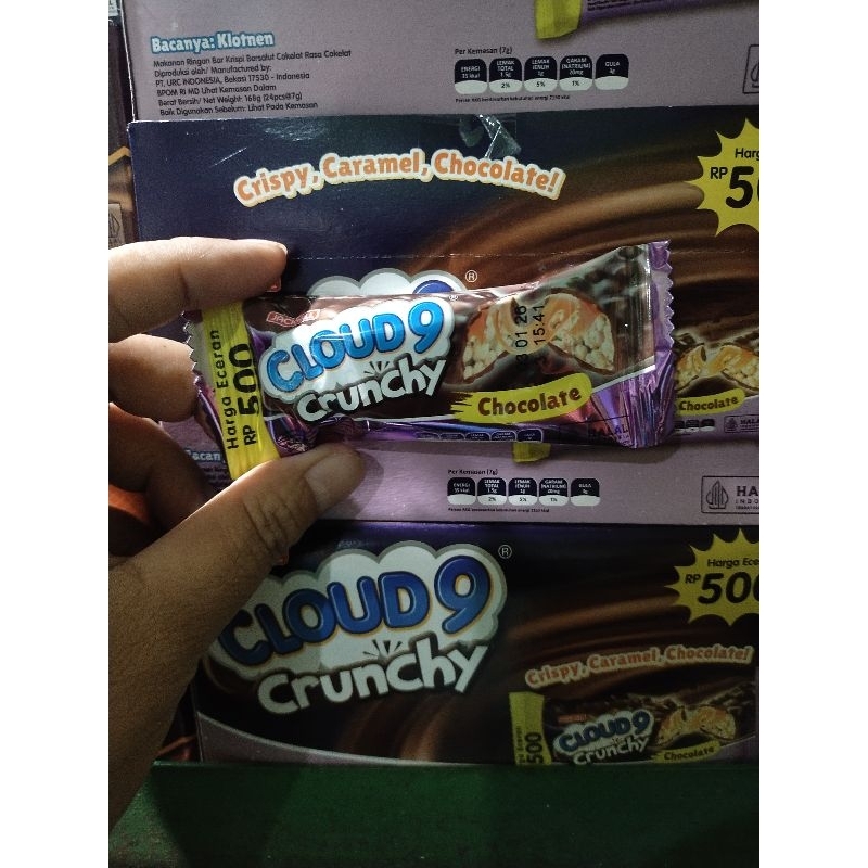 

Cloud 9 cruncy coklat 500