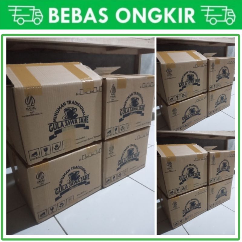

Paket reseller gula jahe alami isi 25bungkus
