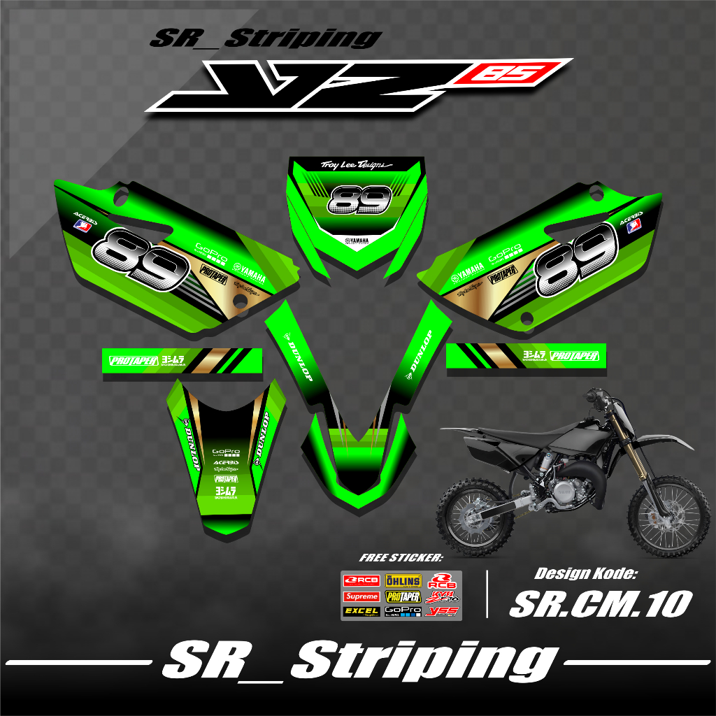 Striping YZ 85 New / Variasi YZ 85 New / YZ 85 New / Stiker YZ 85 New / Striping Motor YZ 85 New Des