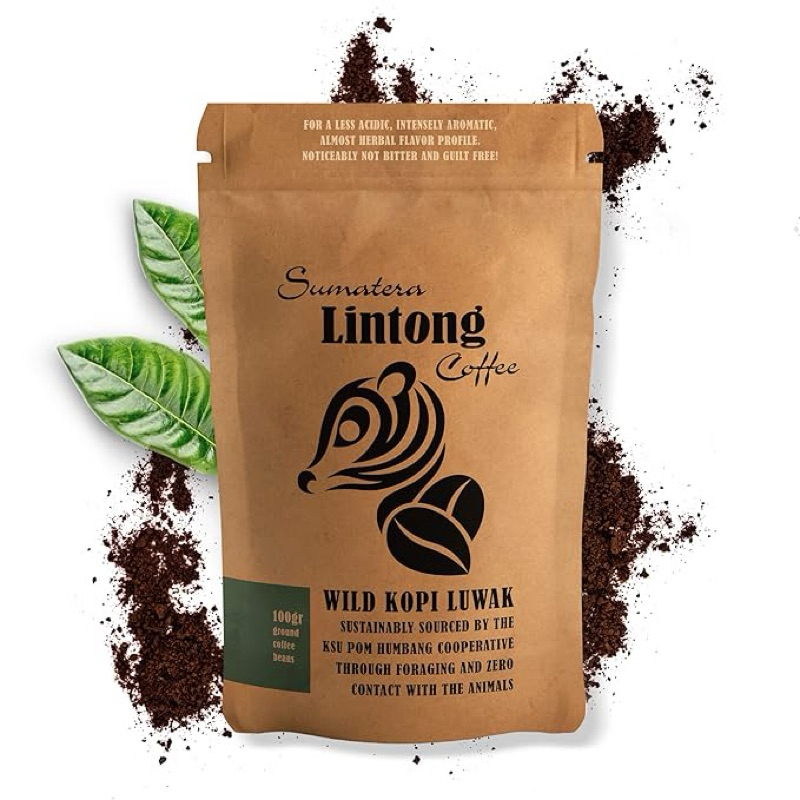 

Groud Wild Kopi Luwak From Sumatra, 100gr