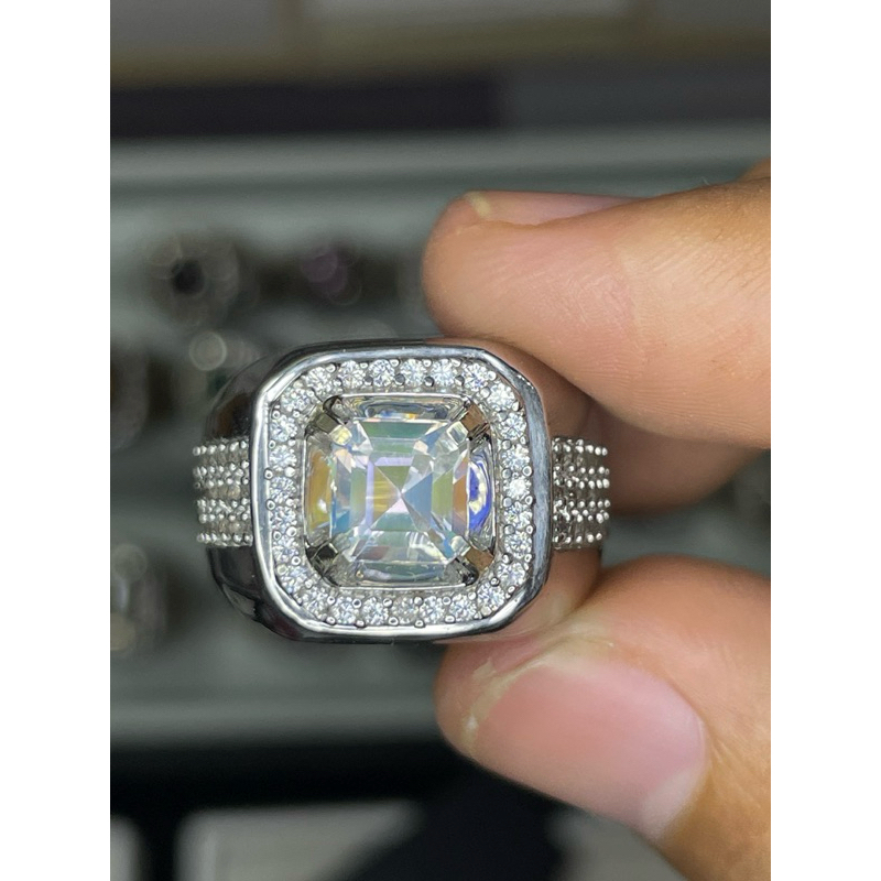 CINCIN PERMATA NATURAL RAINBOW MOONSTONE