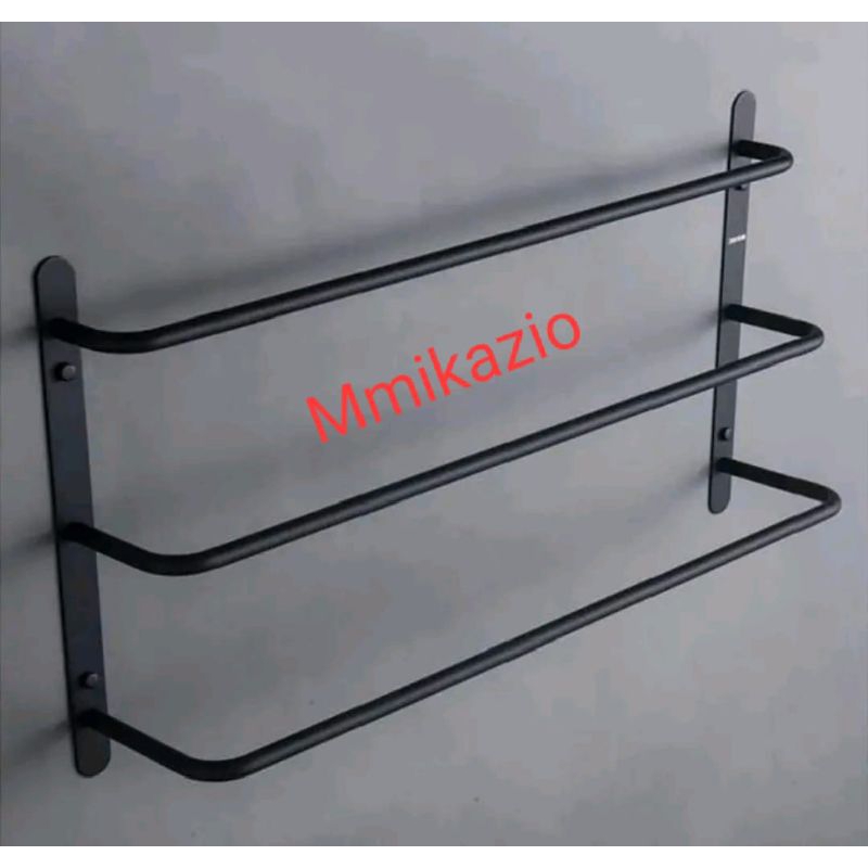 Panjang 60cm/Rak Handuk 3 Susun/Rak Handuk Serbaguna 3 Susun
