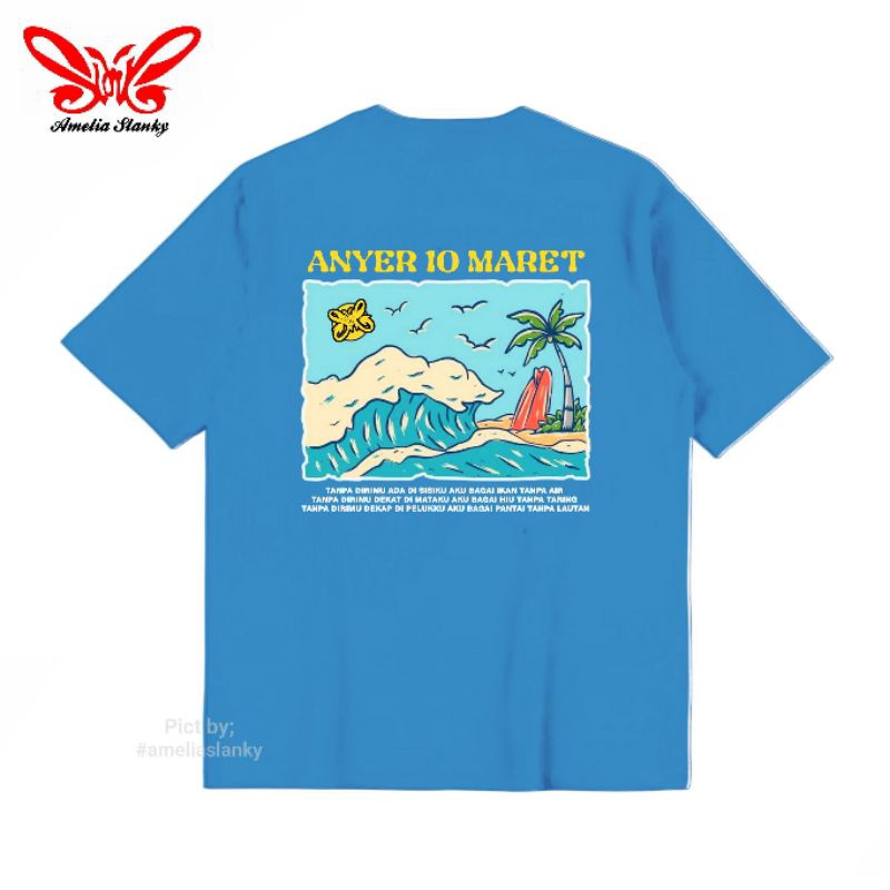 Kaos Slank Anyer 10 Maret - Tshirt Slank - Kaos Slank Original Slankers - Kaos Distro Pria Wanita Le