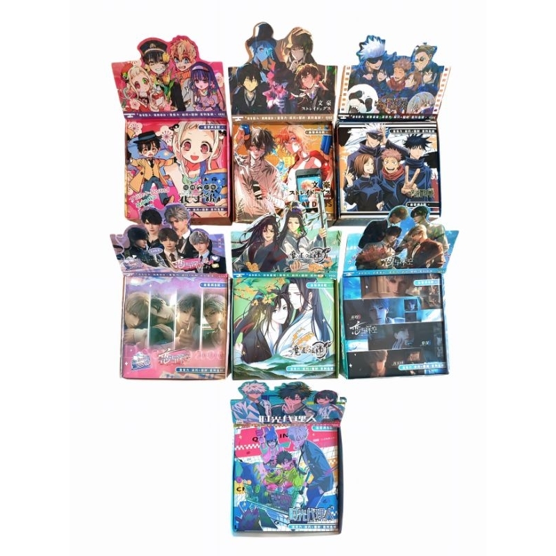 Blind Pack Shikishi Art Board Bungo Stray Dogs, Toilet Bound Hanako-kun, MDZS Mo Dao Zu Shi, Love an