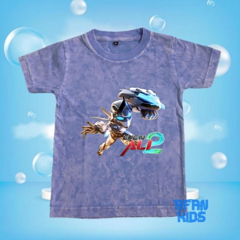 baju ejen ali 2 terbaru kaos washed anak