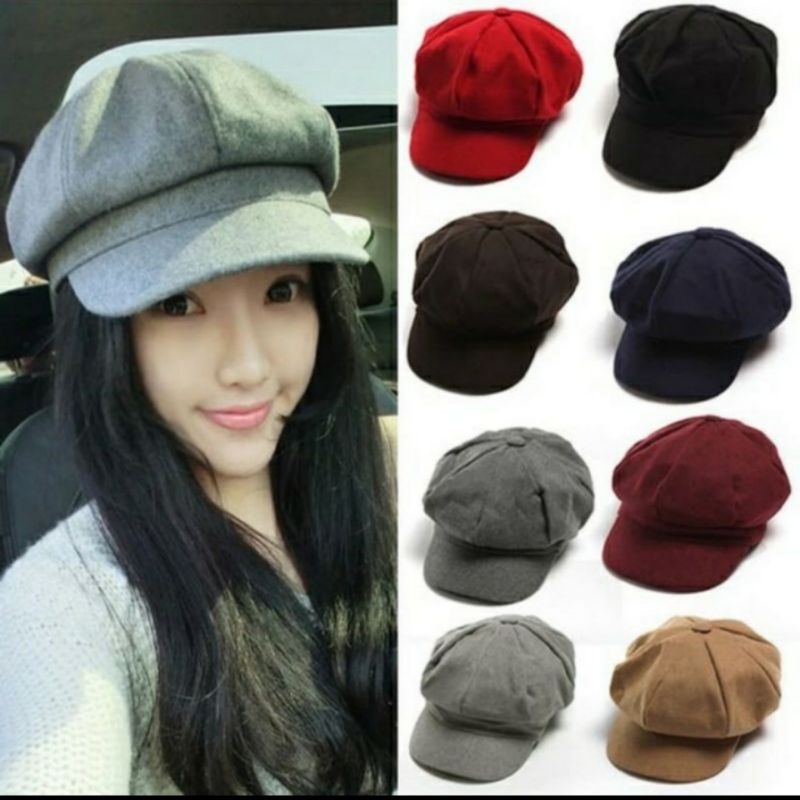 TOPI APOLO DEWASA POLOS UNISEX VINTAGE/TOPI NEWSBOYS VINTAGE