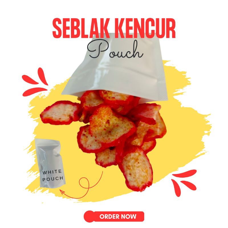

SEBLAK KENCUR PEDAS WHITE POUCH