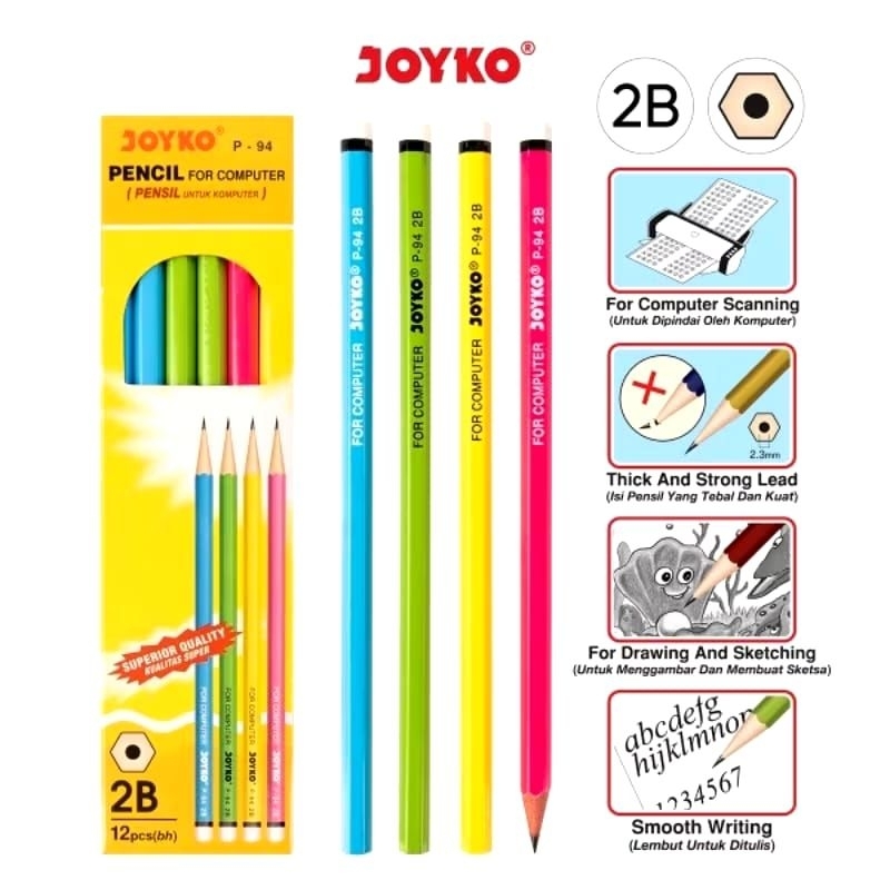 

BK Ecer 1 pcs Pensil / Pencil JOYKO P-94