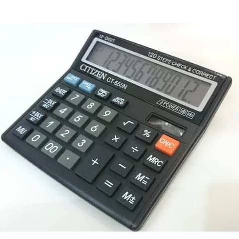 

Kalkulator Citizen CT-555N / CT 555 N / Tax Calculator / Mark Up
