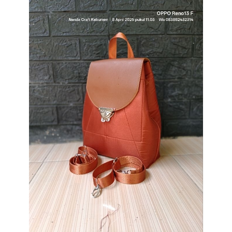 PAKET DIY TAS RAJUT( RANSEL)