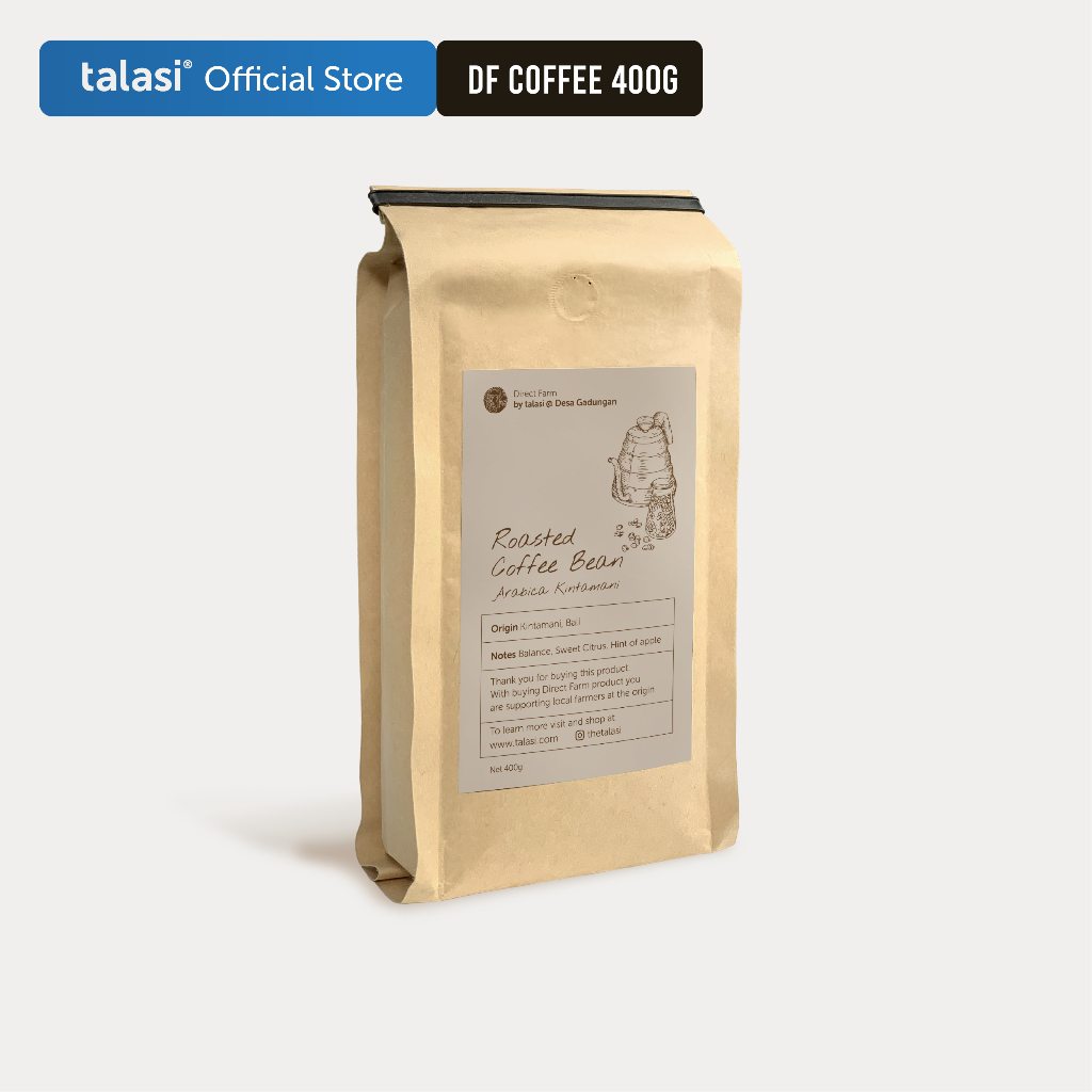 

Arabica Roasted Coffee bean Origin Kintamani 400gr