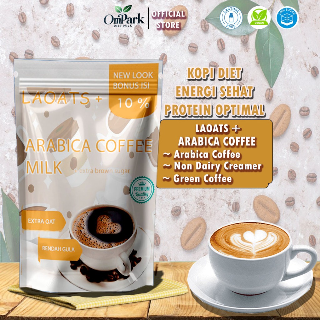 

Kopi Robusta Penurun Berat Badan Pelangsing Badan Susu Rendah Lemak Low Fat Milk Kopi Bubuk Murni Laoats