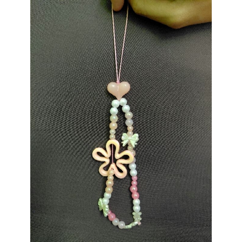 strap handphone/ gantungan hp/ strap bunga spongebob