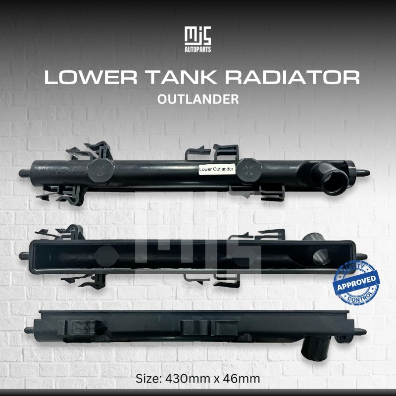 Lower Tank Radiator Outlander