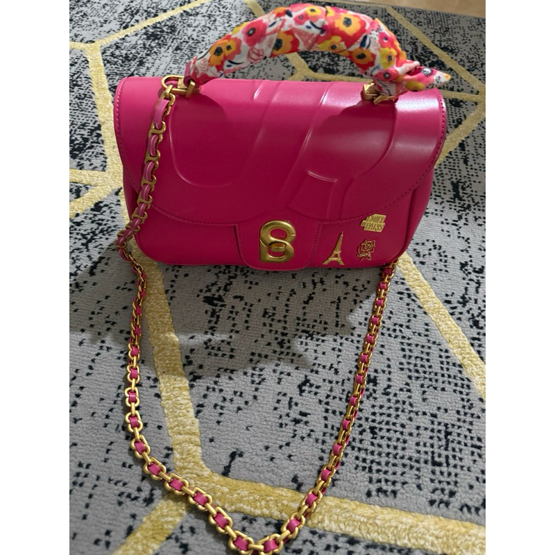 alma emily prelove tas buttonscarves no box, super mulus like new