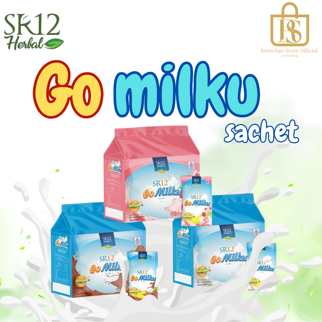 

SUSU KAMBING ETAWA SACHET GOMILKU SR12 / GOAT MILK TANPA GULA 25 GRAM (1 PACK ISI 40 SACHET)