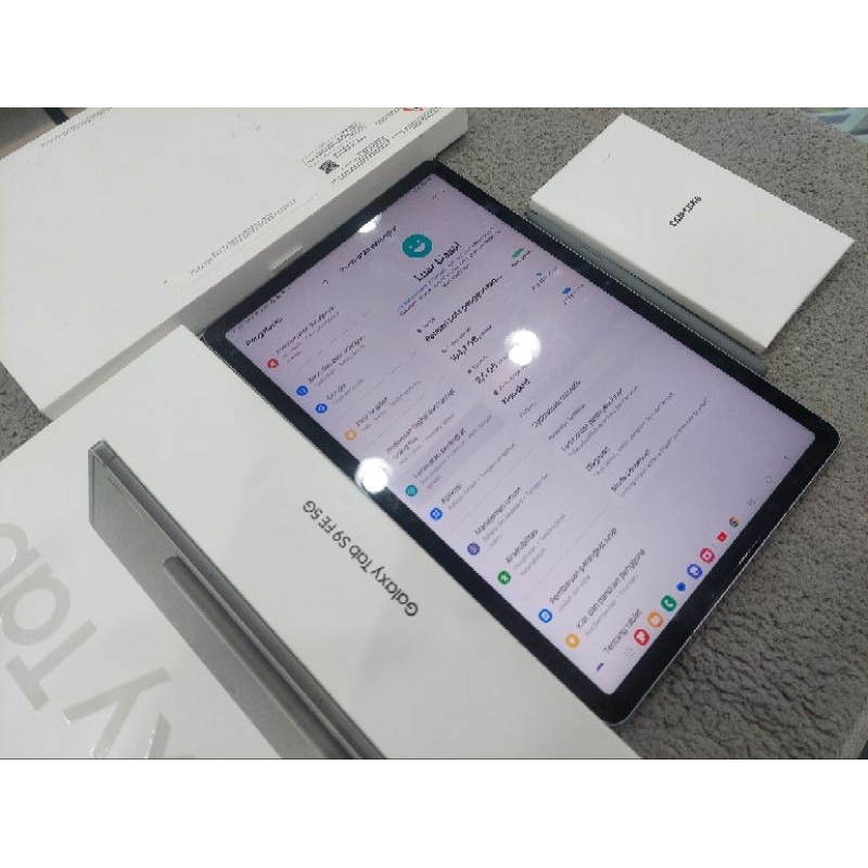 Samsung Tab S9Fe 5G Ram 6/128gb