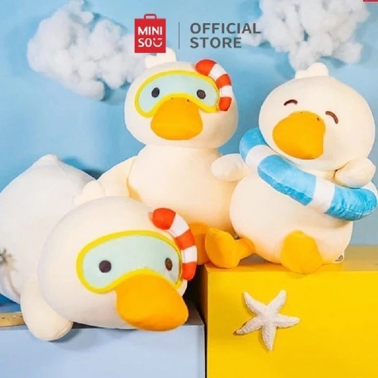 MINISO BONEKA BEBEK LUCU MAINAN  ANAK LEMBUT - DIVING DUCK SERIES