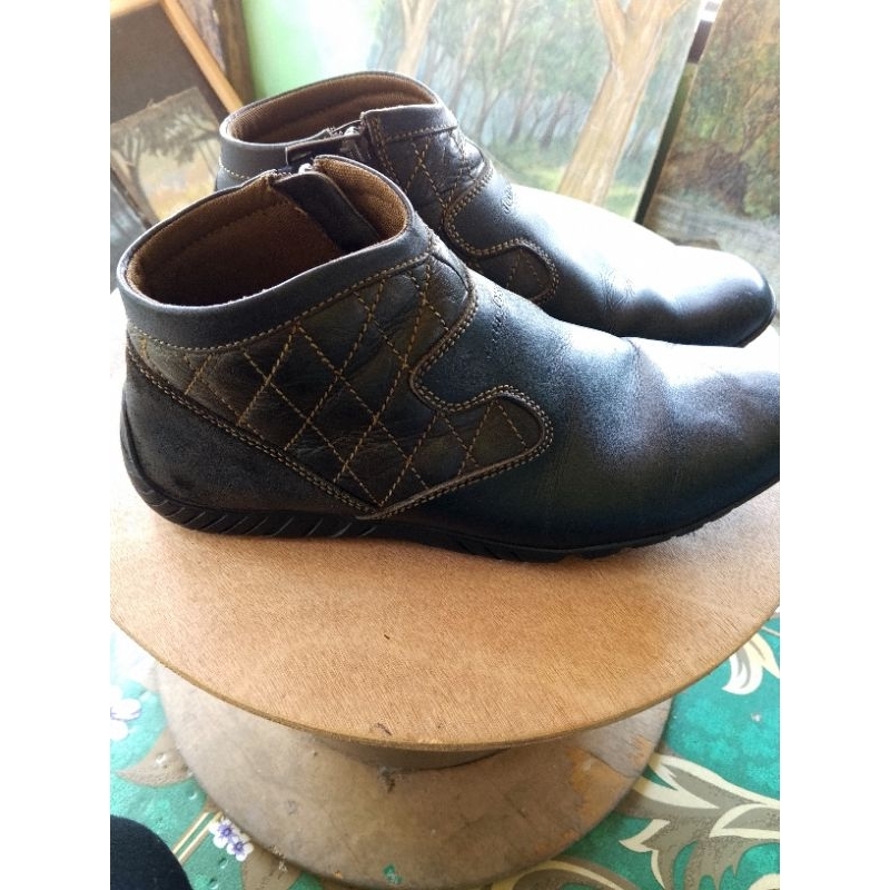 sepatu kulit seken paten