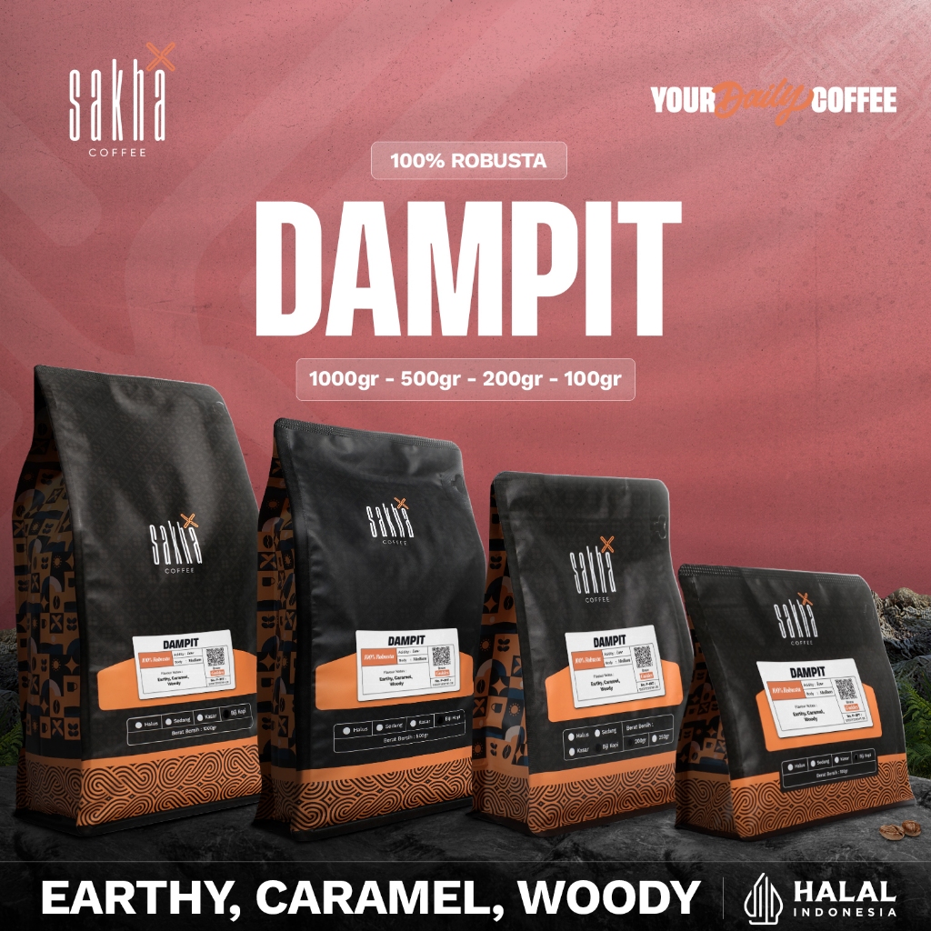

Kopi Robusta Dampit Jawa Timur Coffee Espresso Roast Beans Biji Bubuk