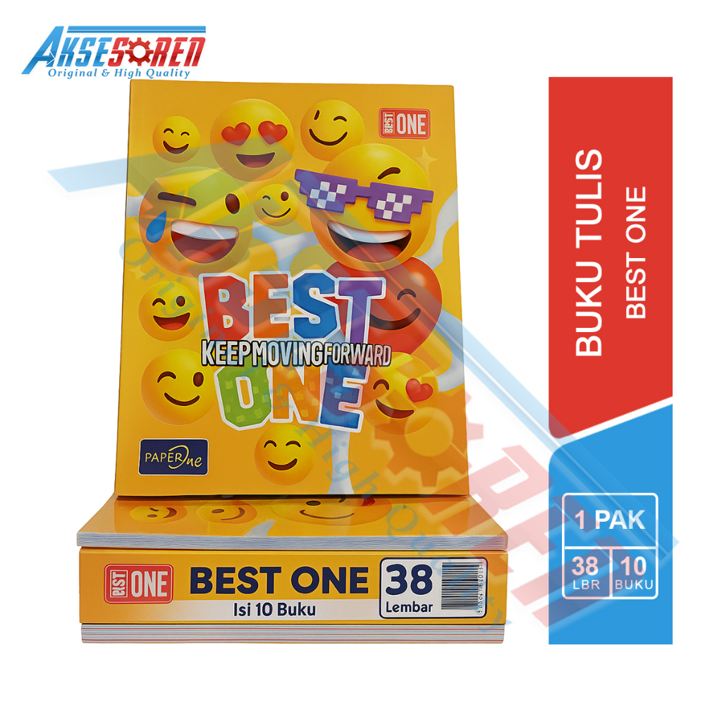

Aksesoren Buku Tulis A5 Best One [38 Lembar/ 1 Pack/10 Buku] / Buku Motif Karakter Murah / Write Book 1 Pak