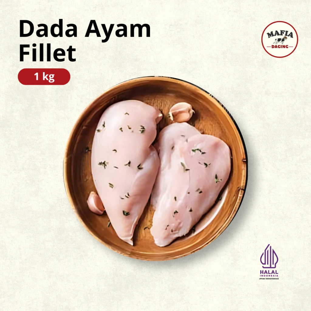 

[Mafia Daging] Daging Dada Ayam Fillet / Boneless Dada Ayam 1 kg