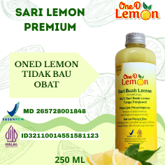 

OneD Sari Lemon 250ML 100% Jus Lemon Asli Dijamin Fresh Diperas Dadakan Setelah Pesanan Masuk